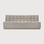 N701 modular sofa - Ecru Eco fabric - 3 seater White Cliff Studio Sofa