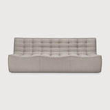N701 modular sofa - Ecru Eco fabric - 3 seater White Cliff Studio Sofa