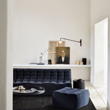 N701 modular sofa - Graphite Eco fabric - 3 seater White Cliff Studio Sofa