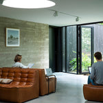 N701 modular sofa - Old Saddle leather - 2 seater White Cliff Studio Sofa