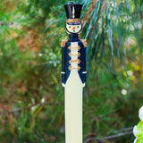 Navy Blue Royal Guard Hand-Painted Candles – Pack of 2 White Cliff Studio Candles