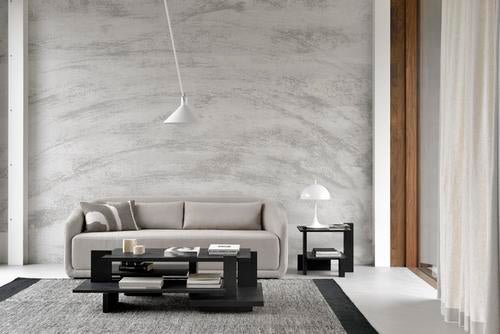 Nesting coffee table - Bronze Copper - round - set of 2 White Cliff Studio COFFEE TABLE