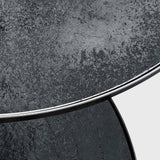 Nesting coffee table - Charcoal - round - set of 2 White Cliff Studio COFFEE TABLE