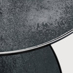 Nesting coffee table - Charcoal - round - set of 2 White Cliff Studio COFFEE TABLE