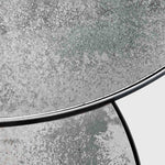 Nesting coffee table - Clear - round - set of 2 White Cliff Studio COFFEE TABLE