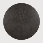 Nesting coffee table - varnished Minerals - Ray Umber - round - set of 2 White Cliff Studio COFFEE TABLE