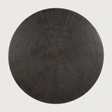 Nesting coffee table - varnished Minerals - Ray Umber - round - set of 2 White Cliff Studio COFFEE TABLE