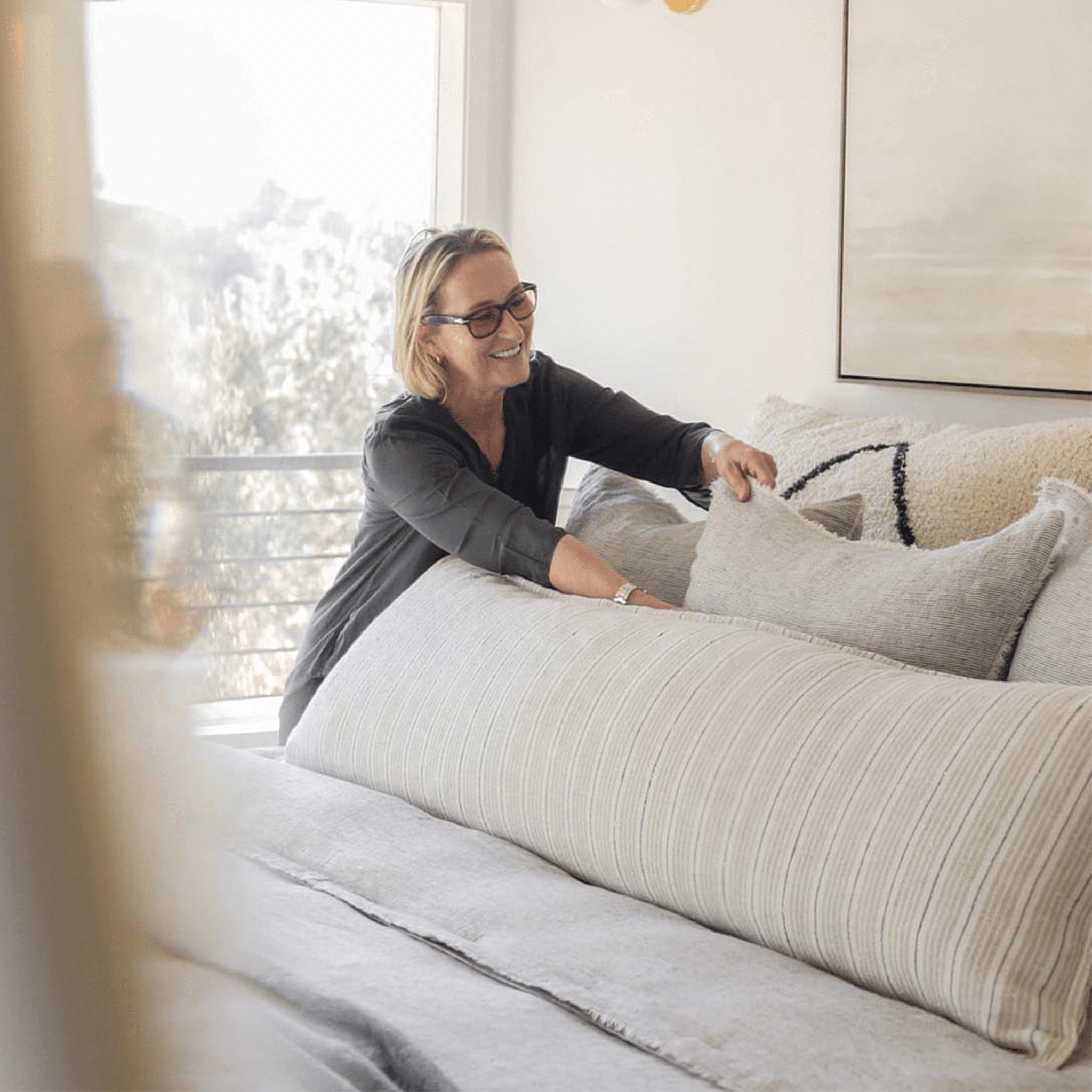 Newport Body Pillow White Cliff Studio Body Pillow