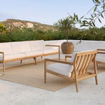 Nomad indoor/outdoor rug - Oat White Cliff Studio Rugs