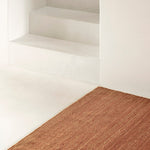 Nomad kilim rug - Terracotta White Cliff Studio Rugs