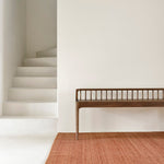 Nomad kilim rug - Terracotta White Cliff Studio Rugs