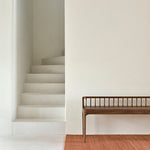 Nomad kilim rug - Terracotta White Cliff Studio Rugs