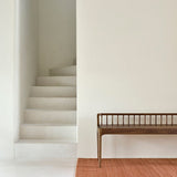 Nomad kilim rug - Terracotta White Cliff Studio Rugs