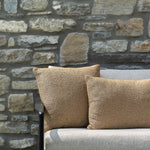 Nomad outdoor cushion - Cumin - lumbar White Cliff Studio Outdoor Cushion