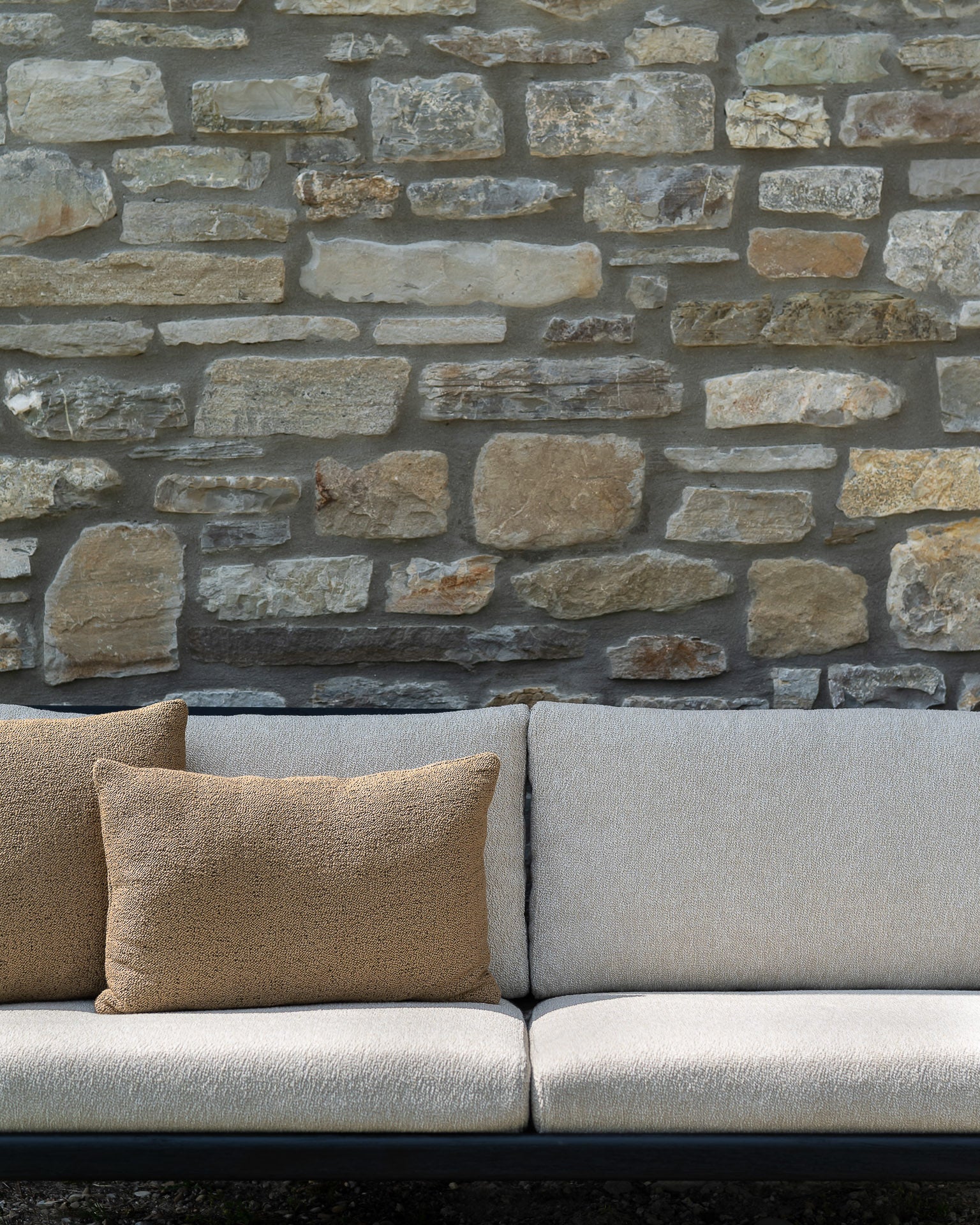 Nomad outdoor cushion  - Cumin - square White Cliff Studio Outdoor Cushion