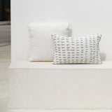 Nomad outdoor cushion  - White - square White Cliff Studio Outdoor Cushion