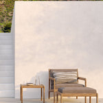 Nomad Stripes outdoor cushion - White - lumbar White Cliff Studio Outdoor Cushion