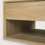 Nordic coffee table - oak - 1 drawer - rectangular White Cliff Studio COFFEE TABLE