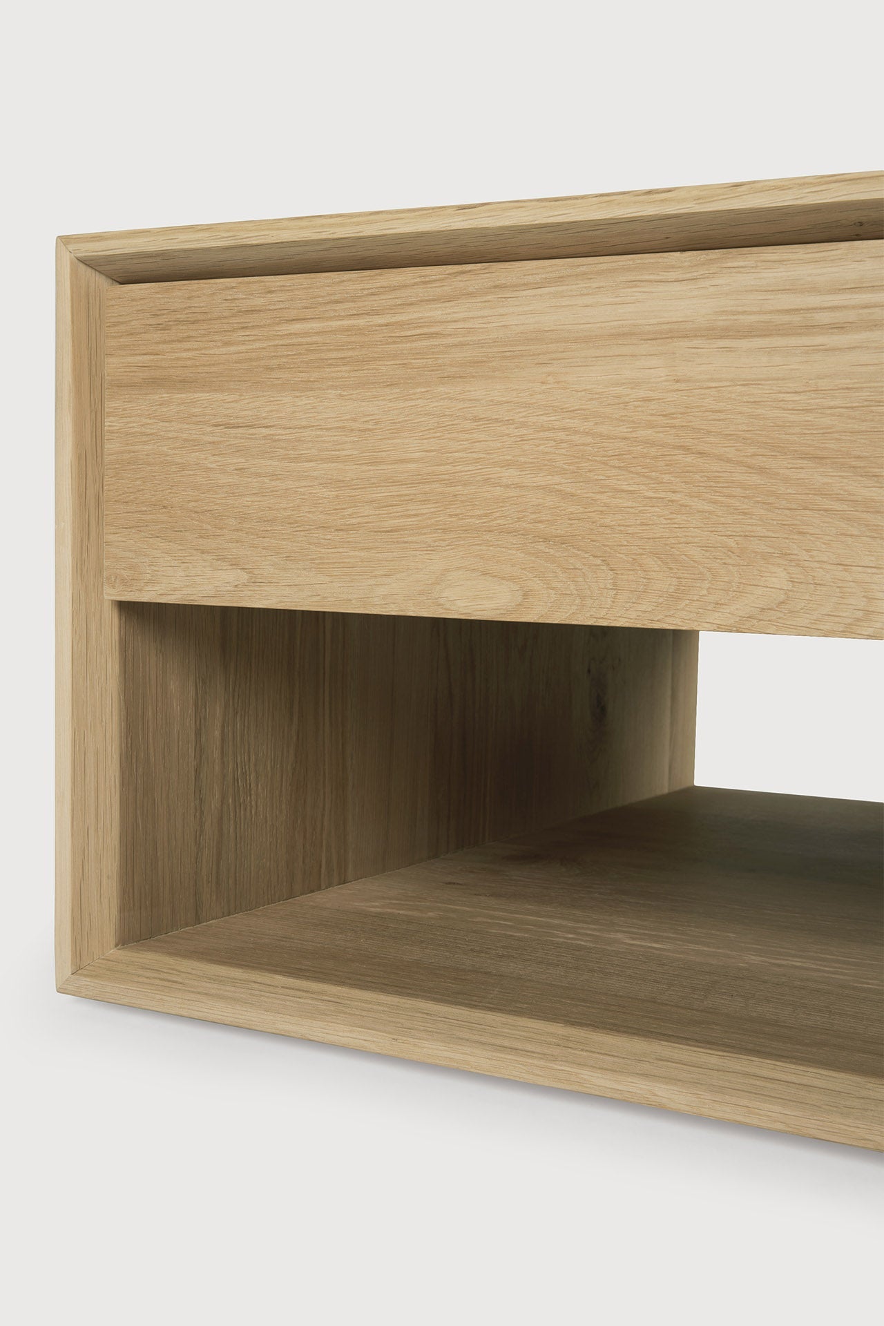 Nordic coffee table - oak - 1 drawer - rectangular White Cliff Studio COFFEE TABLE