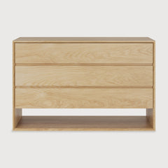 Nordic dresser - oak - 3 drawers White Cliff Studio DRESSERS & CHEST OF DRAWERS
