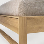 Nordic II bed - oak White Cliff Studio King Bed Frame