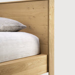 Nordic II bed - oak White Cliff Studio King Bed Frame