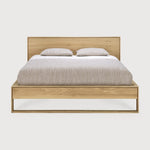 Nordic II bed - oak White Cliff Studio King Bed Frame
