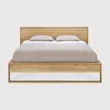 Nordic II bed - oak White Cliff Studio King Bed Frame
