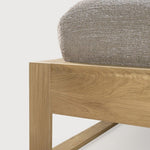 Nordic II bed - oak White Cliff Studio King Bed Frame