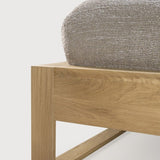 Nordic II bed - oak White Cliff Studio King Bed Frame