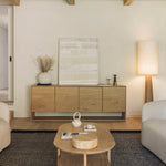 Nordic sideboard - oak - 4 doors White Cliff Studio Sideboard