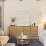 Nordic sideboard - oak - 4 doors White Cliff Studio Sideboard