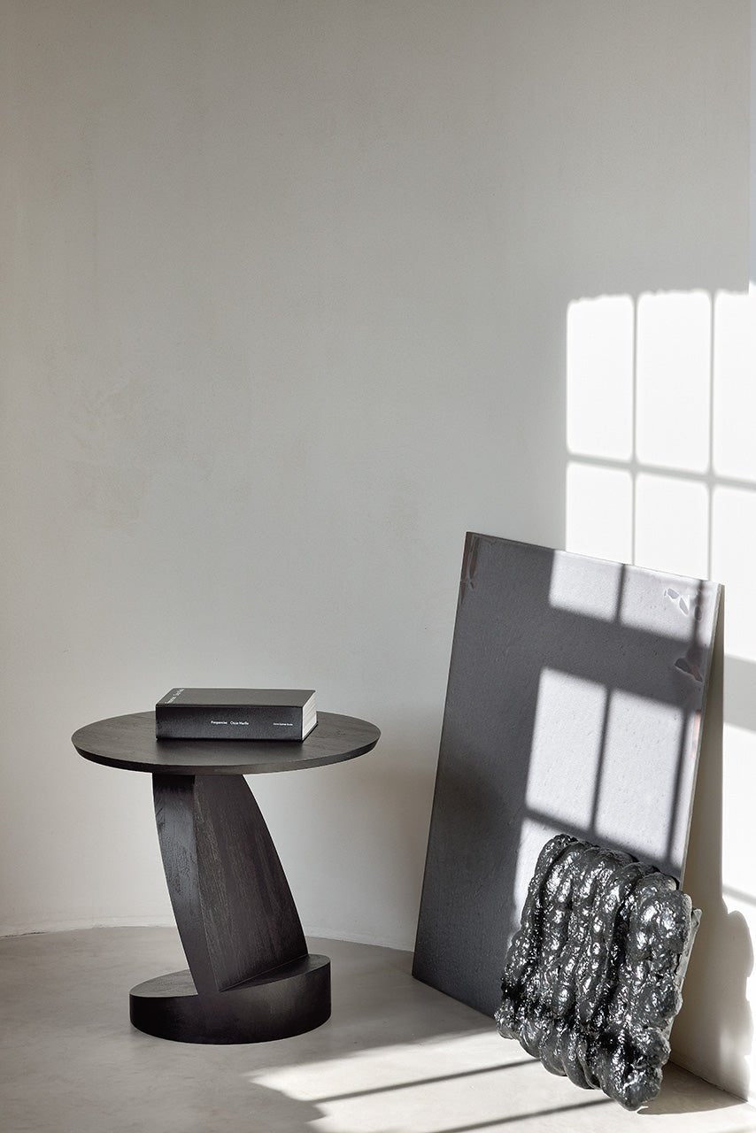 Oblic Side Table White Cliff Studio Side Tables