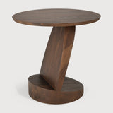 Oblic Side Table White Cliff Studio Side Tables