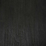 Oblic side table - varnished teak - black - round White Cliff Studio Side Table