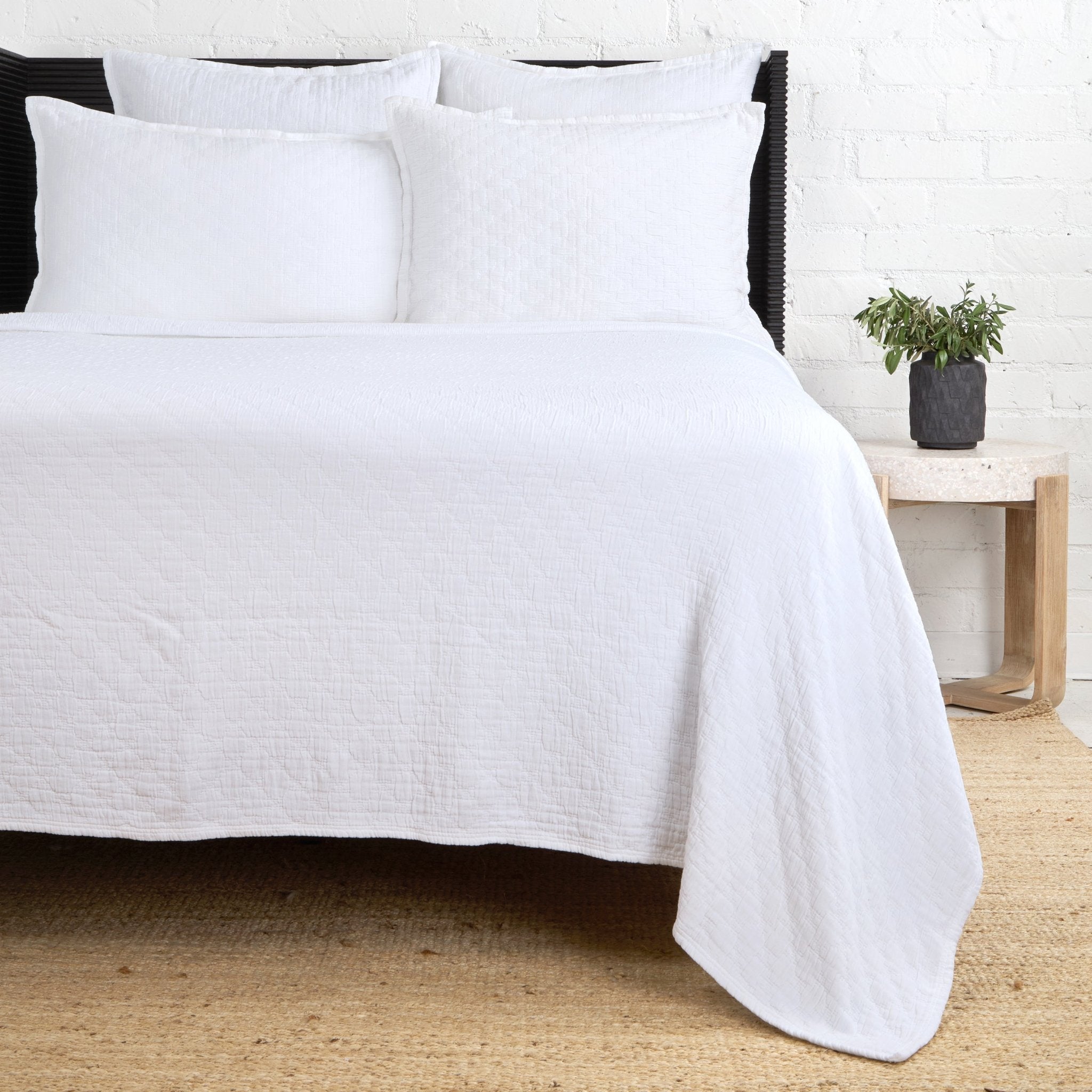 Ojai Matelasse White Cliff Studio Matelasse