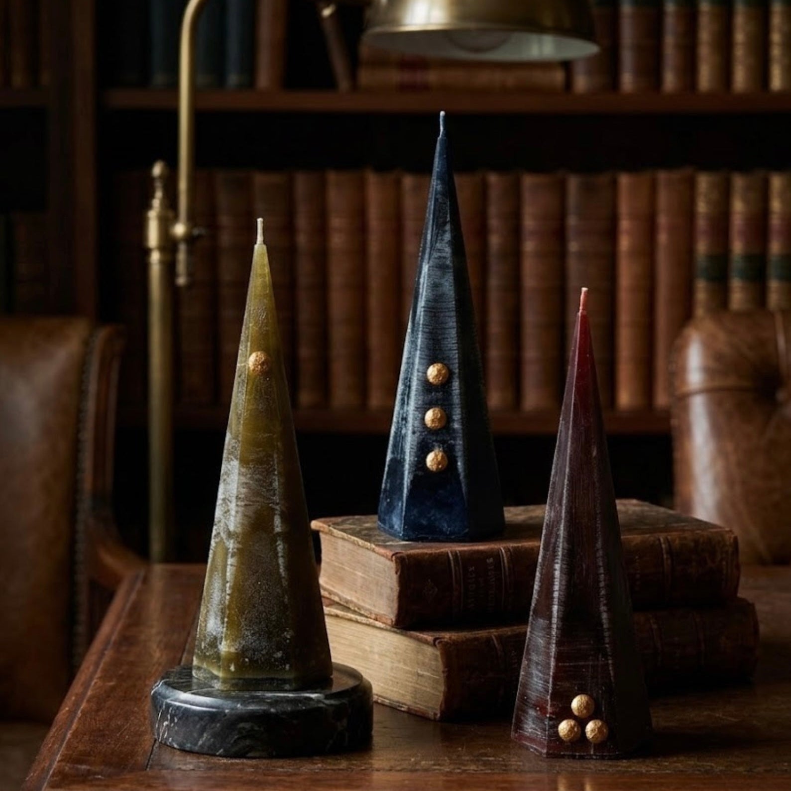 Old World Trio White Cliff Studio Candles