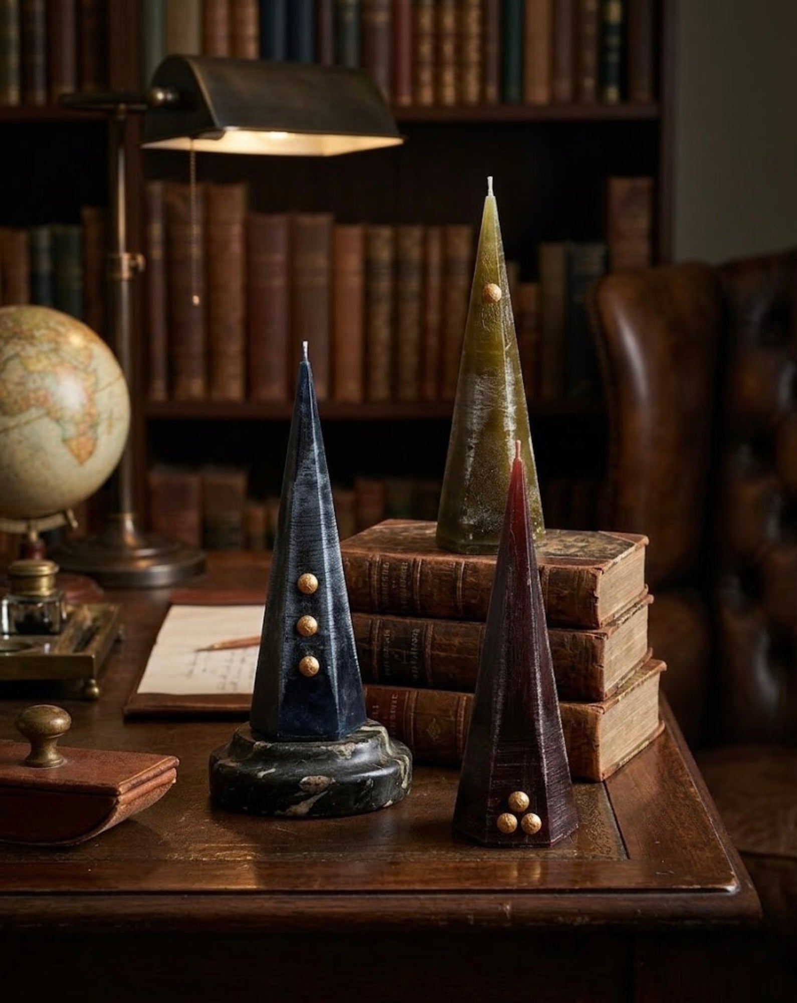 Old World Trio White Cliff Studio Candles