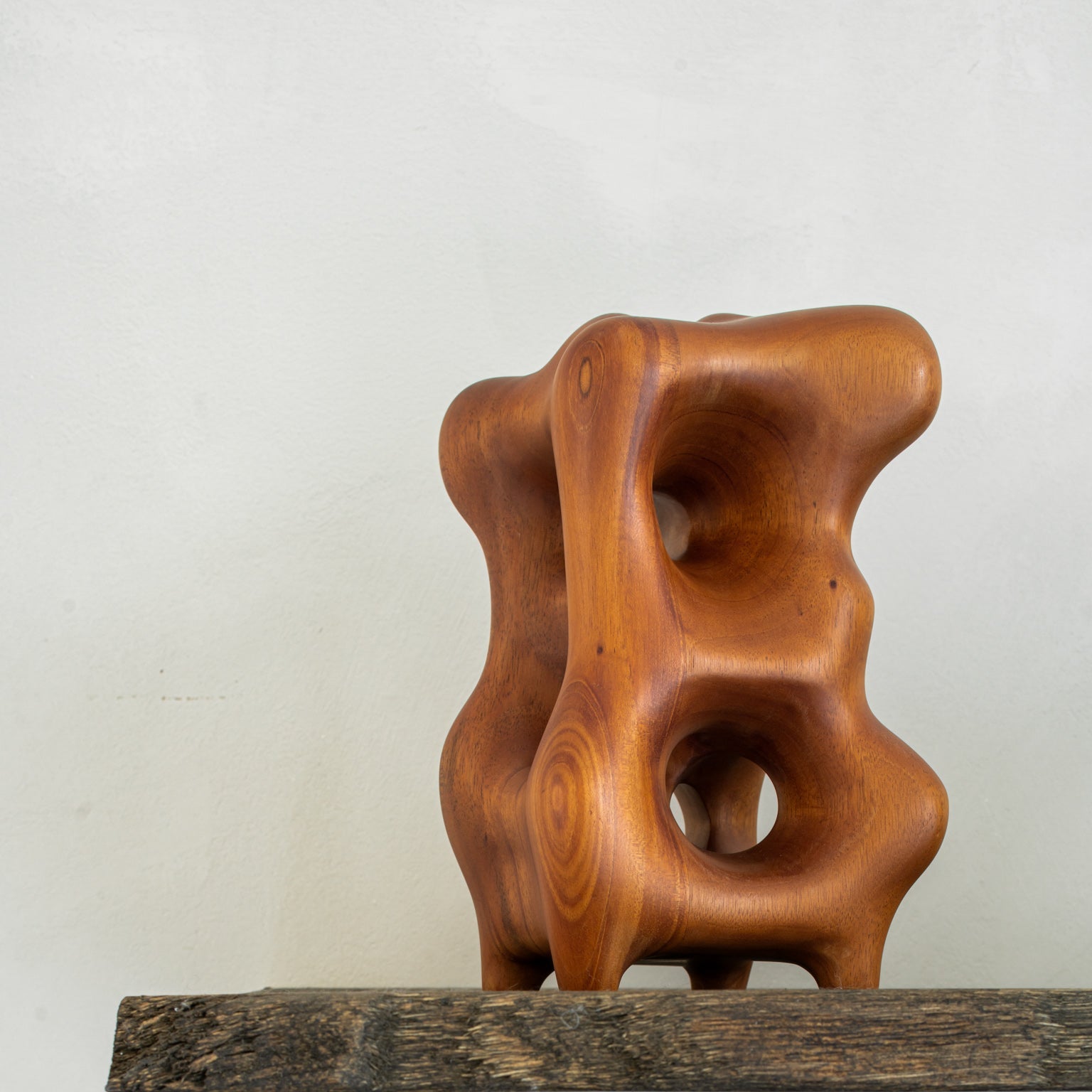 Organic sculpture - varnished mahogany White Cliff Studio Decorative Objects