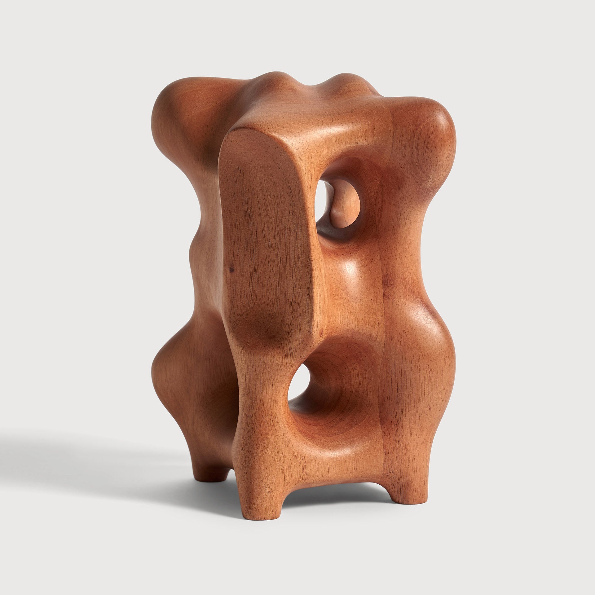 Organic sculpture - varnished mahogany White Cliff Studio Decorative Objects