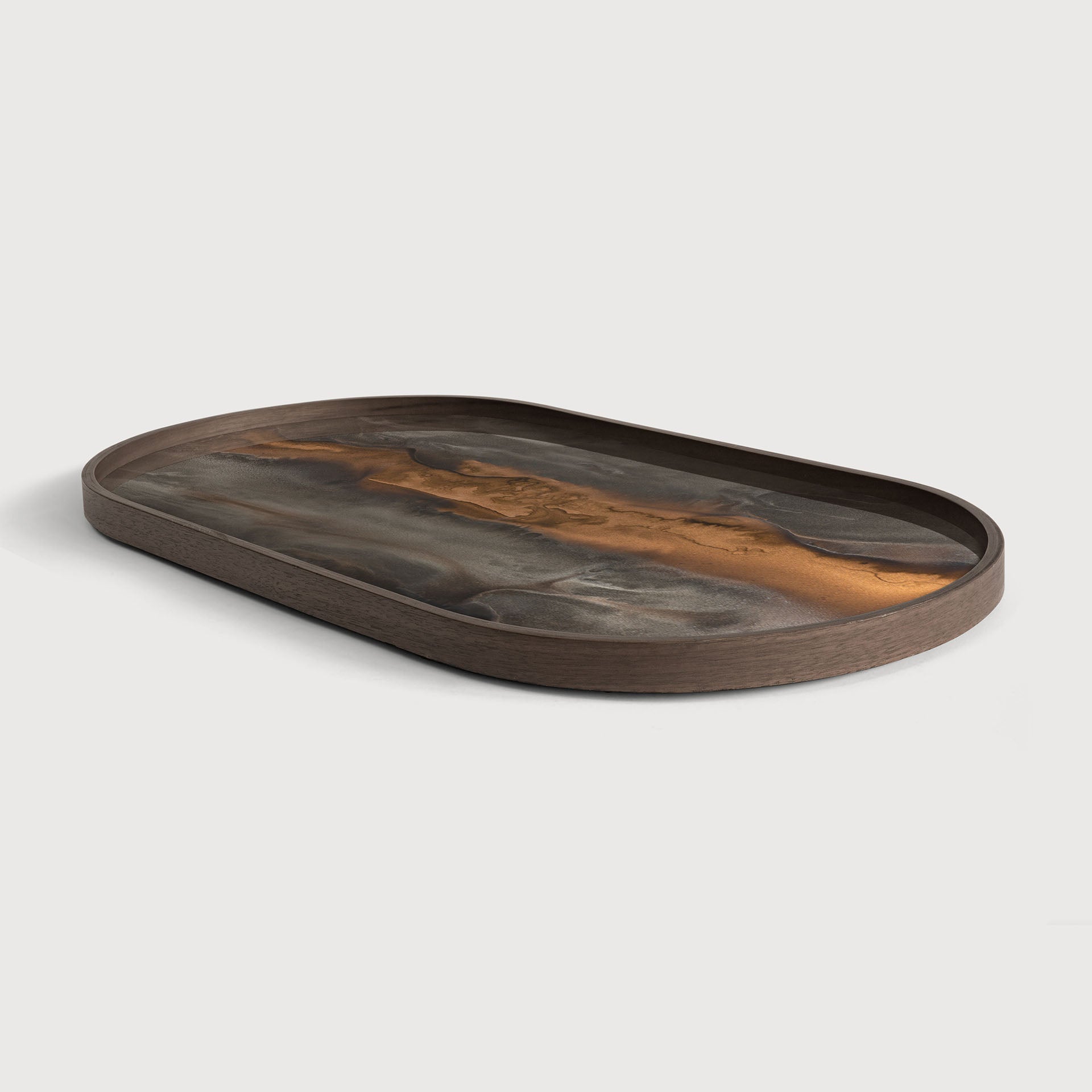 Organic Tray White Cliff Studio Decorative Trays