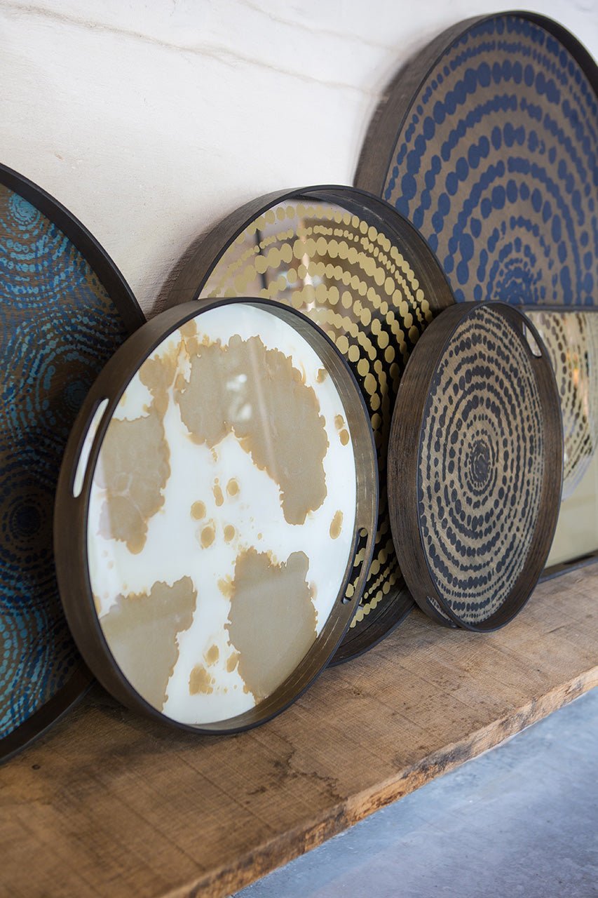 Organic Tray White Cliff Studio Decorative Trays