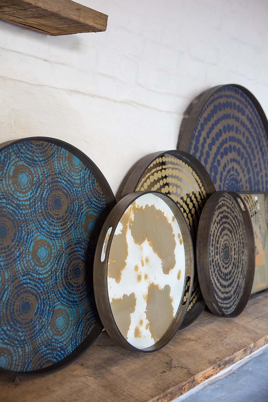 Organic Tray White Cliff Studio Decorative Trays