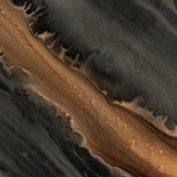 Organic tray - glass - Bronze - round - L White Cliff Studio Trays