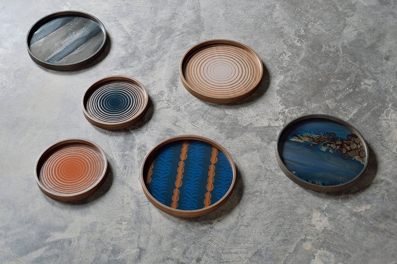 Organic Valet Tray White Cliff Studio Decorative Trays
