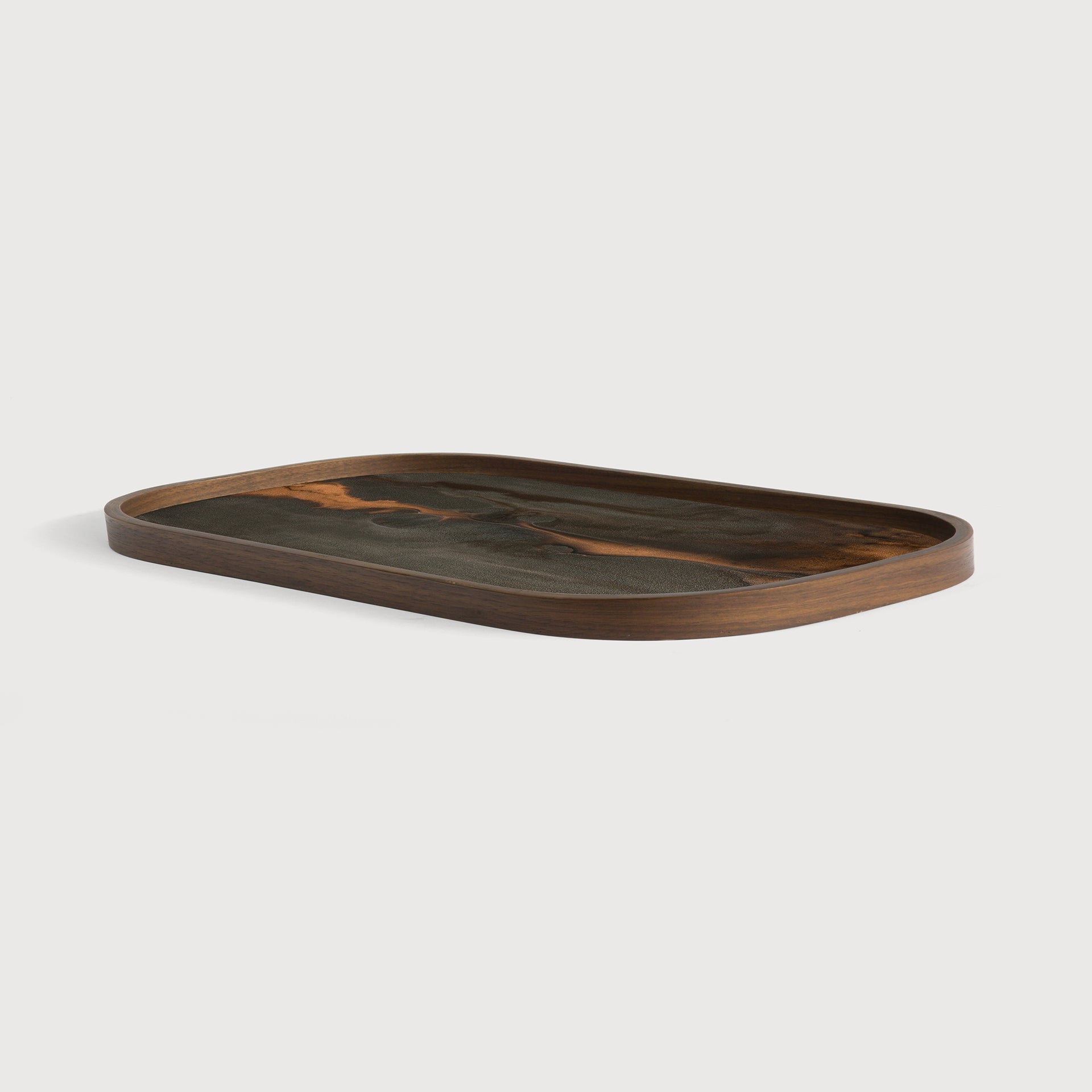 Organic Valet Tray White Cliff Studio Decorative Trays