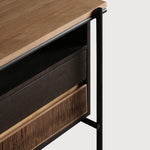 Oscar desk - teak - 2 drawers - rectangular White Cliff Studio Desk