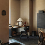 Oscar desk - teak - 2 drawers - rectangular White Cliff Studio Desk