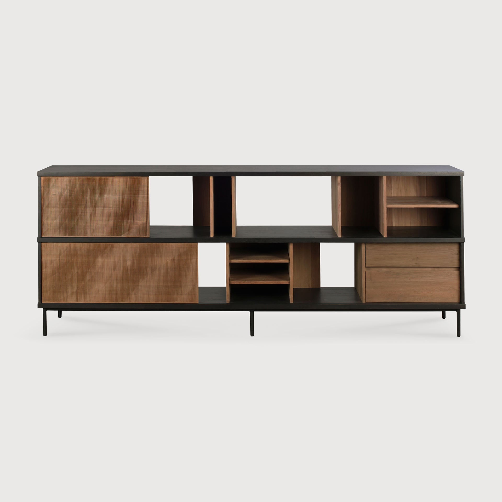 Oscar sideboard - teak - 2 sliding doors - 3 drawers White Cliff Studio Sideboard