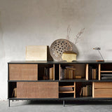 Oscar sideboard - teak - 2 sliding doors - 3 drawers White Cliff Studio Sideboard